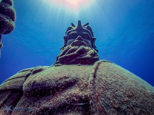 The Guardian - a Simon Morris statue standing just off th... by Robin Bateman 
